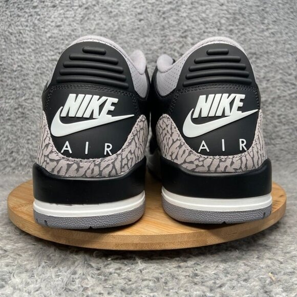 Air Jordan 3 Retro 'Black Cement 2024' Sizes Men Sneakers DN3707-010 - Picture 6 of 7